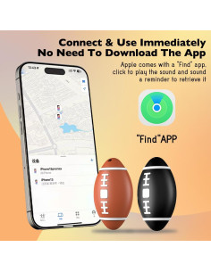 Paquete de 2 Localizadores Bluetooth ZLYM para iOS IP67 2