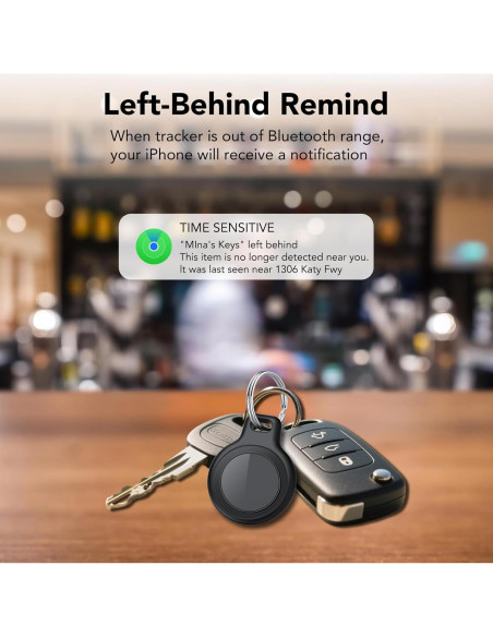 Rastreador Bluetooth Taobosec BF18 para Apple Find My - Paquete de 2 Rastreador Bluetooth Taobosec BF18 para Apple Find My - Paquete de 2