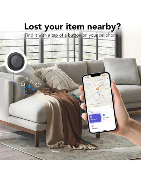 Rastreador Bluetooth Taobosec BF18 para Apple Find My - Paquete de 2 Rastreador Bluetooth Taobosec BF18 para Apple Find My - Paquete de 2