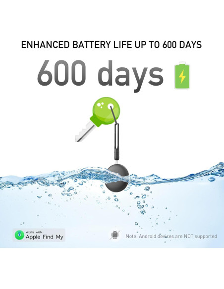 Air Tag 2 Pack RISEBEST - Rastreador Bluetooth Inteligente