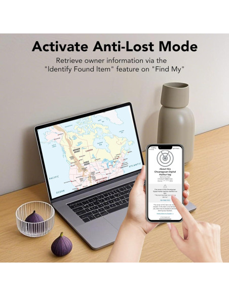 Rastreador Bluetooth Taobosec BF18 para Apple Find My - Paquete de 2 Rastreador Bluetooth Taobosec BF18 para Apple Find My - Paquete de 2