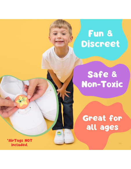 Soporte Protector para AirTag GoBubbies 4-Pack Niños Soporte Protector para AirTag GoBubbies 4-Pack Niños