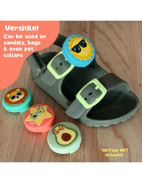 Soporte Protector para AirTag GoBubbies 4-Pack Niños Soporte Protector para AirTag GoBubbies 4-Pack Niños