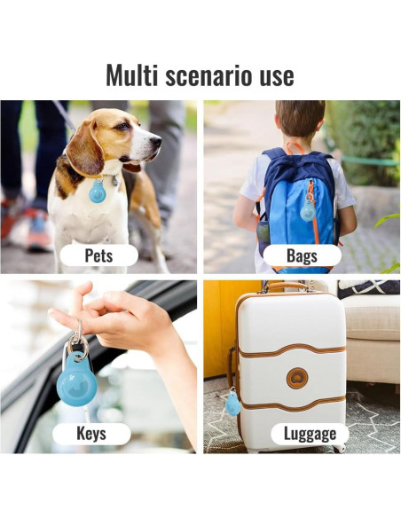 Funda para Airtag Lymor Azul Resistente al Polvo y Golpes
