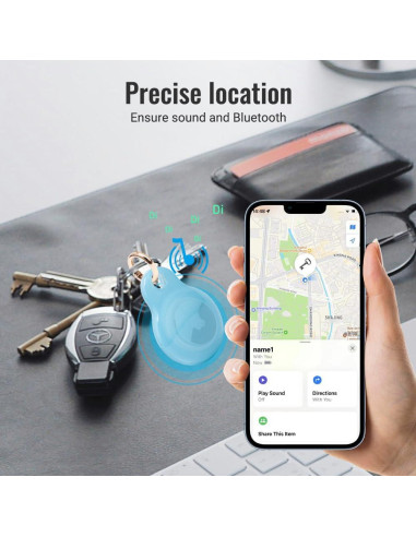Funda para Airtag Lymor Azul Resistente al Polvo y Golpes