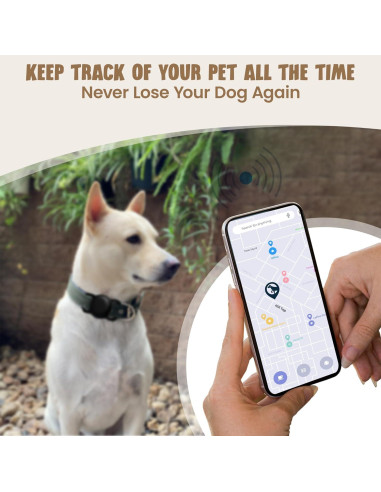 Soporte para Collar de Perro Turtle Den AirTag 2 Piezas Negro