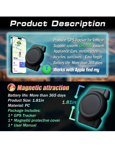Rastreador GPS para Vehículos Genérico Magnético en Tiempo Real