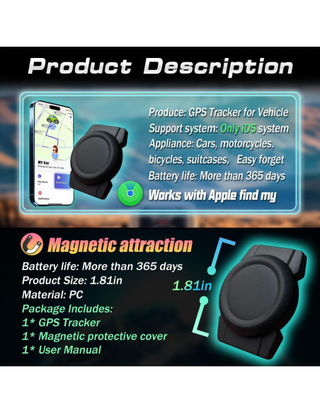 Rastreador GPS para Vehículos Genérico Magnético en Tiempo Real