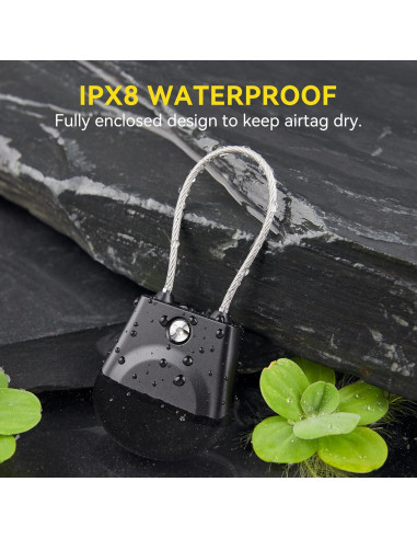 Soporte impermeable para Apple AirTag CITYWAY 2 Pack