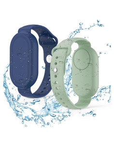 FGERWZ Pulsera Impermeable 2-Pack para Galaxy SmartTag2 Niños