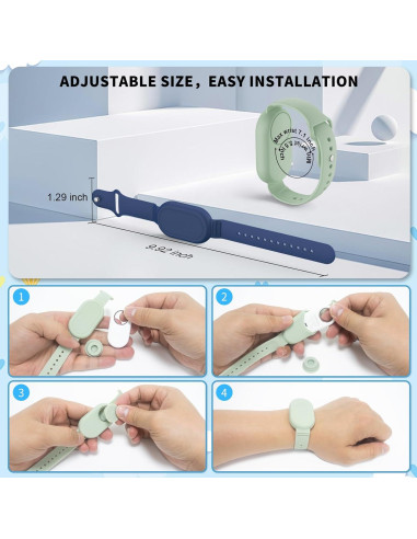 FGERWZ Pulsera Impermeable 2-Pack para Galaxy SmartTag2 Niños