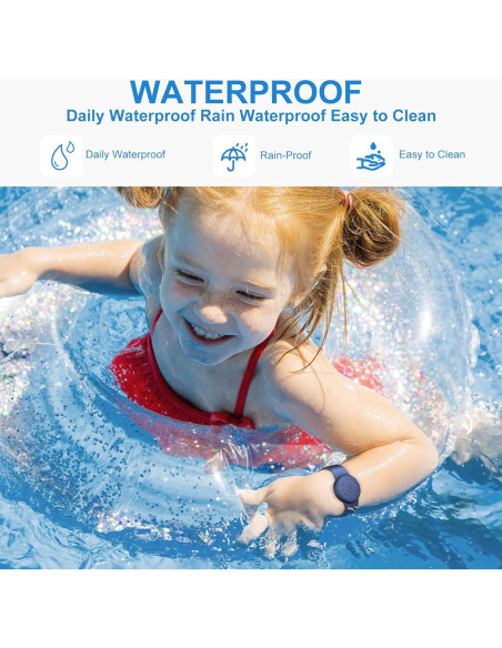 Pulsera AirTag Impermeable Niños HLHGR 2 Piezas Rosa Amarillo Pulsera AirTag Impermeable Niños HLHGR 2 Piezas Rosa Amarillo