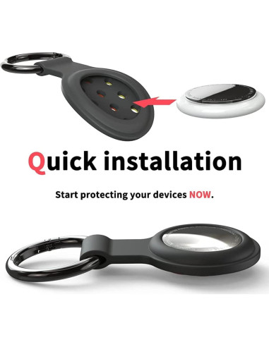 Soporte Protector de Silicona para AirTag SOBERNA - 2 Piezas