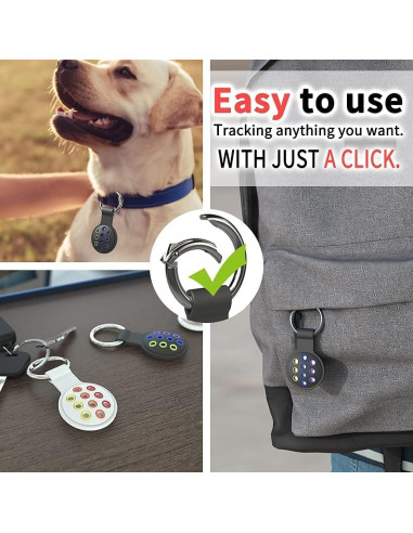 Soporte Protector de Silicona para AirTag SOBERNA - 2 Piezas