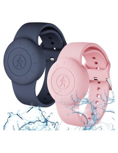 Pulsera Impermeable para AirTag HLHGR 2 Piezas Niños