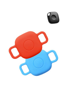 Funda Silicona para Tile Life360 Mate 2024 Rojo y Azul