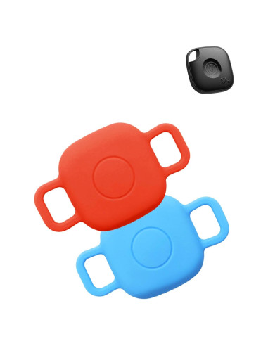 Funda Silicona para Tile Life360 Mate 2024 Rojo y Azul