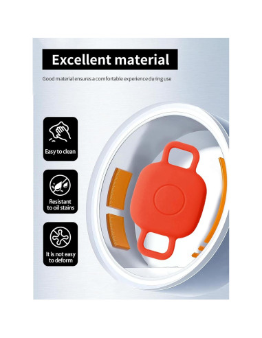 Funda Silicona para Tile Life360 Mate 2024 Rojo y Azul