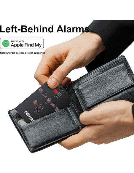 Rastreador Bluetooth GLOBELEC Air Tag Wallet IP68 para Cartera Rastreador Bluetooth GLOBELEC Air Tag Wallet IP68 para Cartera