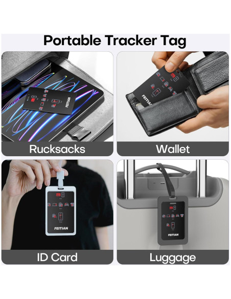 Rastreador Bluetooth GLOBELEC Air Tag Wallet IP68 para Cartera Rastreador Bluetooth GLOBELEC Air Tag Wallet IP68 para Cartera