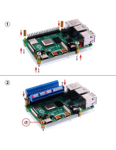 Mini Placa de Expansión GPIO GeeekPi para Raspberry Pi 2