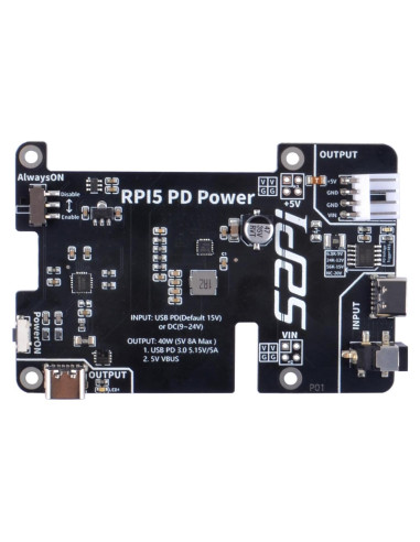 Placa de Expansión de Alimentación GeeekPi para Raspberry Pi 5