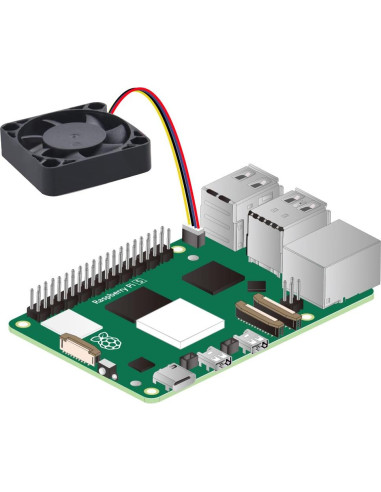 Ventiladores de Enfriamiento PWM GeeekPi 2-Pack 40x40mm para Raspberry Pi 5