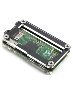 Funda Zebra Zero C4Labs para Raspberry Pi Zero - Hielo Negro