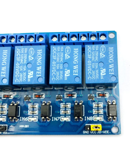 Módulo de Relé 8 Canales FainWan 5V con Optoacoplador