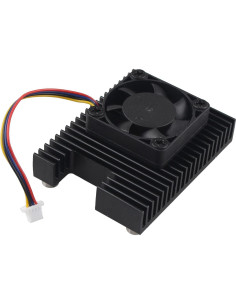 Disipador de Aluminio ZDE ZC505 con Ventilador PWM para Raspberry Pi CM5 2