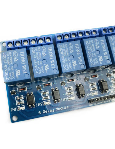 Módulo de Relé 8 Canales FainWan 5V con Optoacoplador