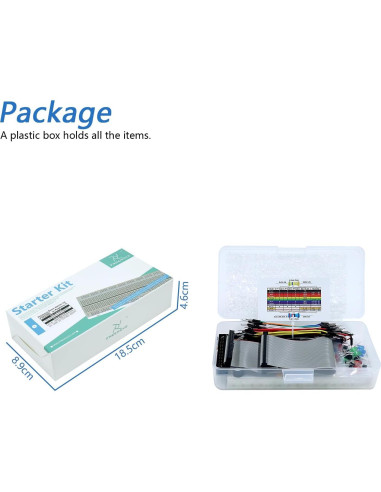 Kit de Inicio Freenove para Raspberry Pi 5/400/4B/3B+ - 146 Artículos