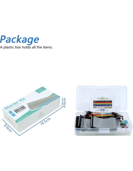 Kit de Inicio Freenove para Raspberry Pi 5/400/4B/3B+ - 146 Artículos