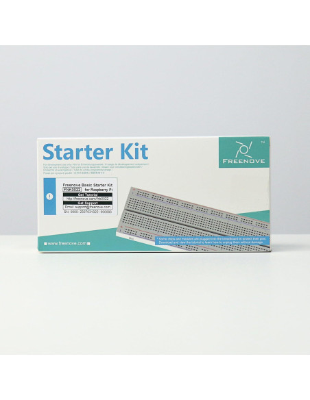 Kit de Inicio Freenove para Raspberry Pi 5/400/4B/3B+ - 146 Artículos