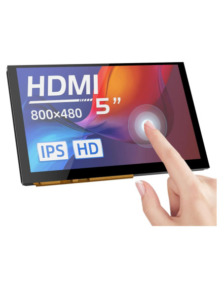 Pantalla Táctil HDMI 5" BIGTREETECH 800x480 IPS Compatible Raspberry Pi