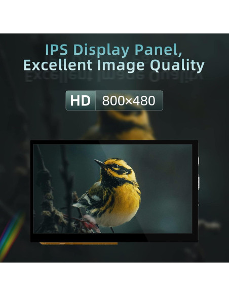 Pantalla Táctil HDMI 5" BIGTREETECH 800x480 IPS Compatible Raspberry Pi
