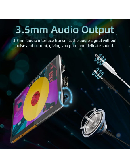 Pantalla Táctil HDMI 5" BIGTREETECH 800x480 IPS Compatible Raspberry Pi