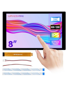 Pantalla Táctil Capacitiva 20.32 cm Waveshare 800x1280 IPS