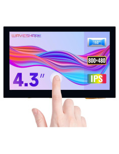 Pantalla Táctil Capacitiva 4.3" Waveshare 800x480 MIPI DSI