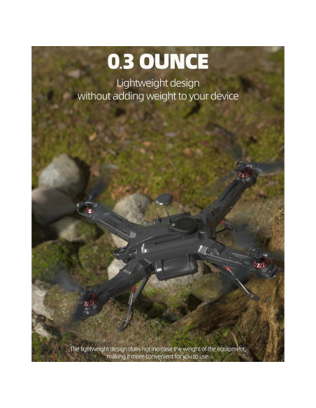 Soporte para AirTag Karoter 4 Pack Funda Protectora Negra