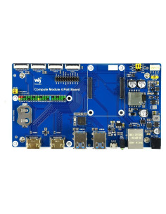 Placa IO PoE Waveshare para Módulo de Cómputo 4 Raspberry Pi