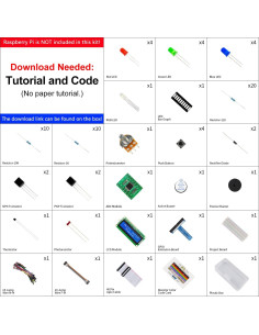 Kit de Inicio FREENOVE LCD 1602 para Raspberry Pi - 69 Proyectos 2