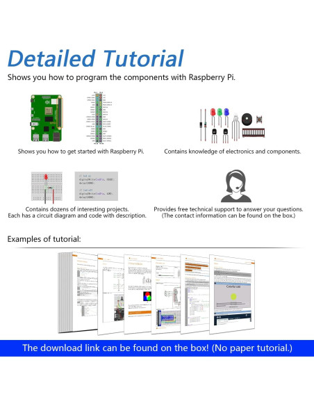 Kit de Inicio FREENOVE LCD 1602 para Raspberry Pi - 69 Proyectos