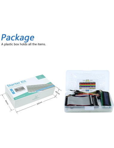 Kit de Inicio FREENOVE LCD 1602 para Raspberry Pi - 69 Proyectos