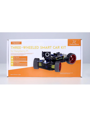 Kit Coche Inteligente Freenove para Raspberry Pi 5/4B/3B+ - Modo Video/Radar