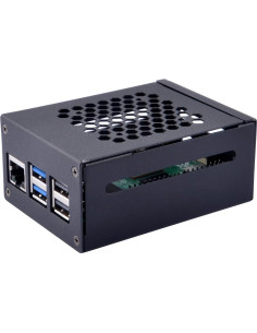 Caja de Metal GeeekPi para Raspberry Pi 5 con Soporte PCIe 2