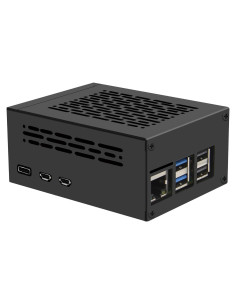 Caja de Metal Geekworm P579 para Raspberry Pi 5 con Enfriador