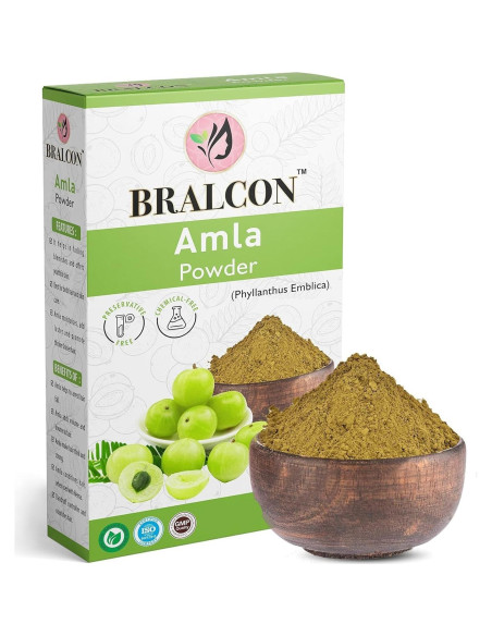 Combo Polvo Amla Orgánico y Hibisco 200g - Cuidado Cabello y Piel