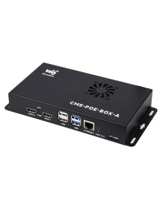 Kit Compute Module 5 Wonrabai con Placa IO y PoE, Ventilador
