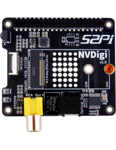 Placa de Expansión GeeekPi NVDigi para Raspberry Pi 5 HiFi Digi 2